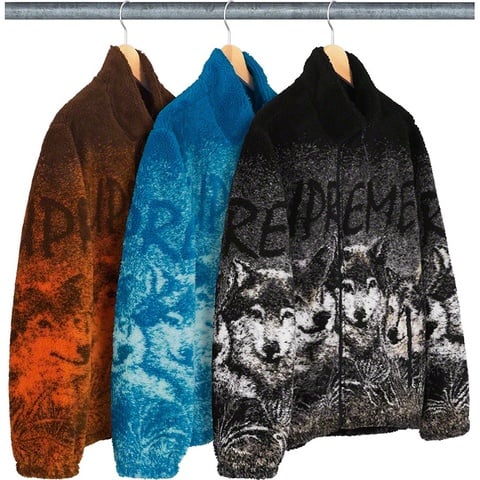 Supreme Wolf Fleece Jacket - $198.00