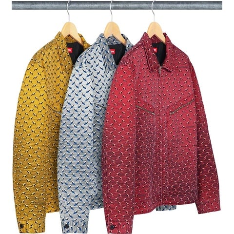Supreme Diamond Plate Work Jacket - $188.00