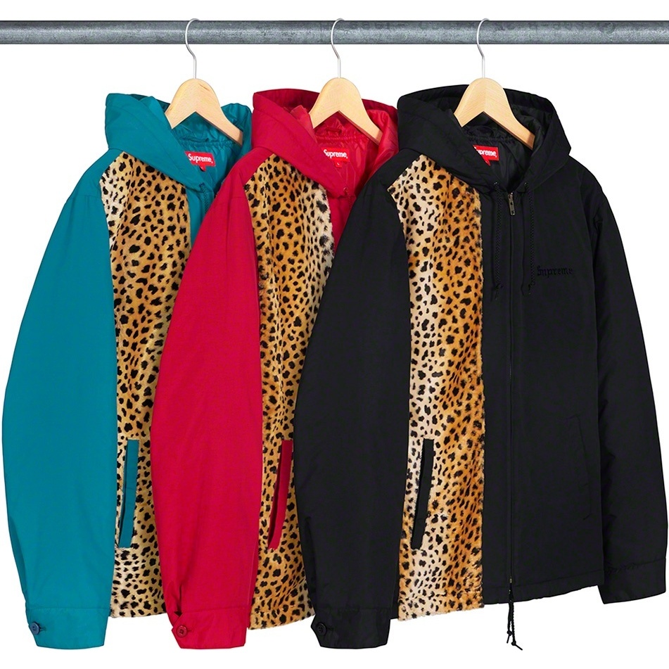 Cheetah Hooded Station Jacket - spring/summer 2019 - Supreme