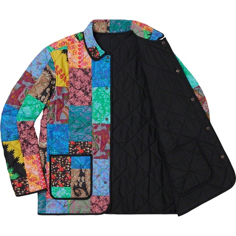 Supreme Reversible Patchwork Quilted Jacket - Colorway