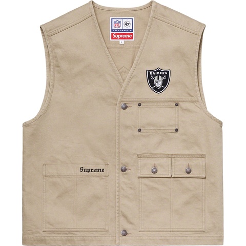 Supreme Supreme®/NFL/Raiders/'47 Denim Vest - Colorway