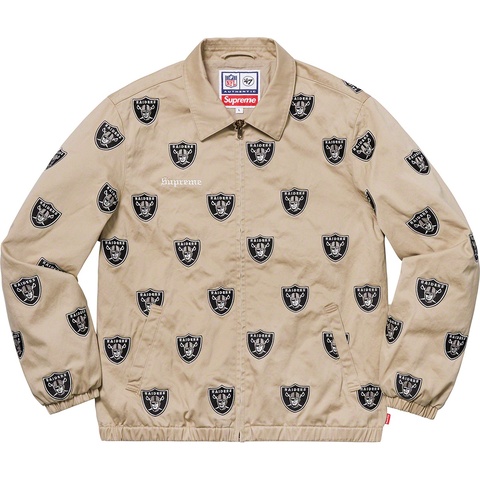 Supreme®/NFL/Raiders/'47 Embroidered Harrington Jacket - Supreme