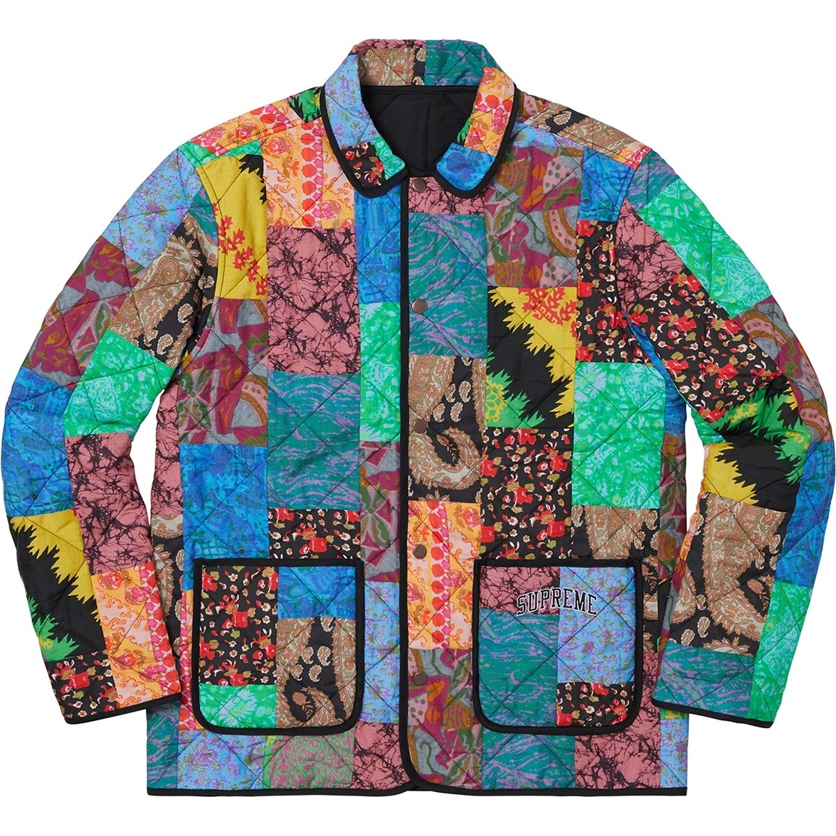 Reversible Patchwork Quilted Jacket - Supreme