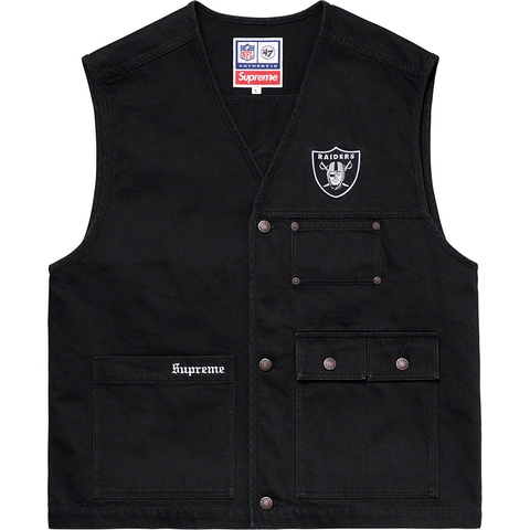 Supreme Supreme®/NFL/Raiders/'47 Denim Vest - Colorway
