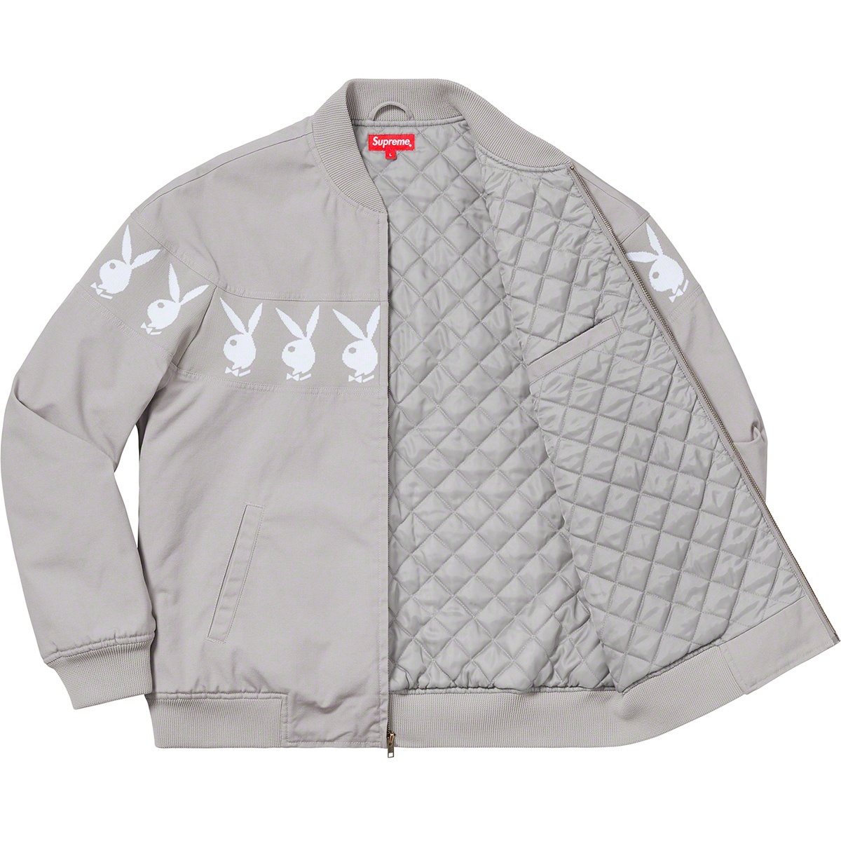 【K2S】　Supreme Playboy Crew Jacket 19SS Brand New- Supreme Playboy Crew Full Zip Bomber Jacket SS19