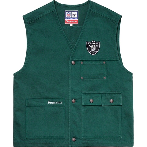 Supreme Supreme®/NFL/Raiders/'47 Denim Vest - Colorway