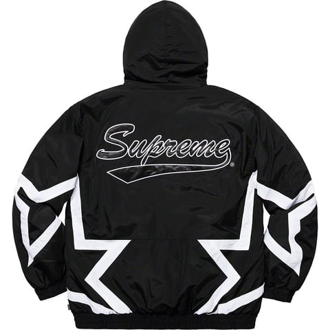 Stars Puffy Jacket 黒 M Stars Puffy Jacket - spring/summer 2019 - Supreme