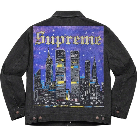 New York Painted Trucker Jacket - Supreme
