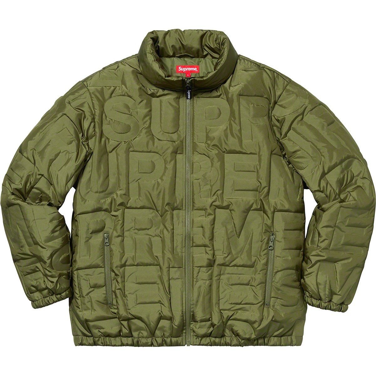 Supreme Bonded Logo Puffy Jacket (SS19) - $348