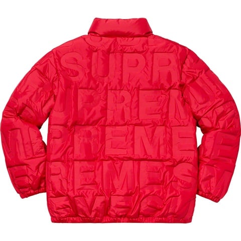 Bonded Logo Puffy Jacket - spring/summer 2019 - Supreme