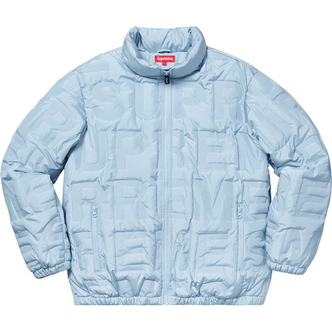 Bonded Logo Puffy Jacket - spring/summer 2019 - Supreme