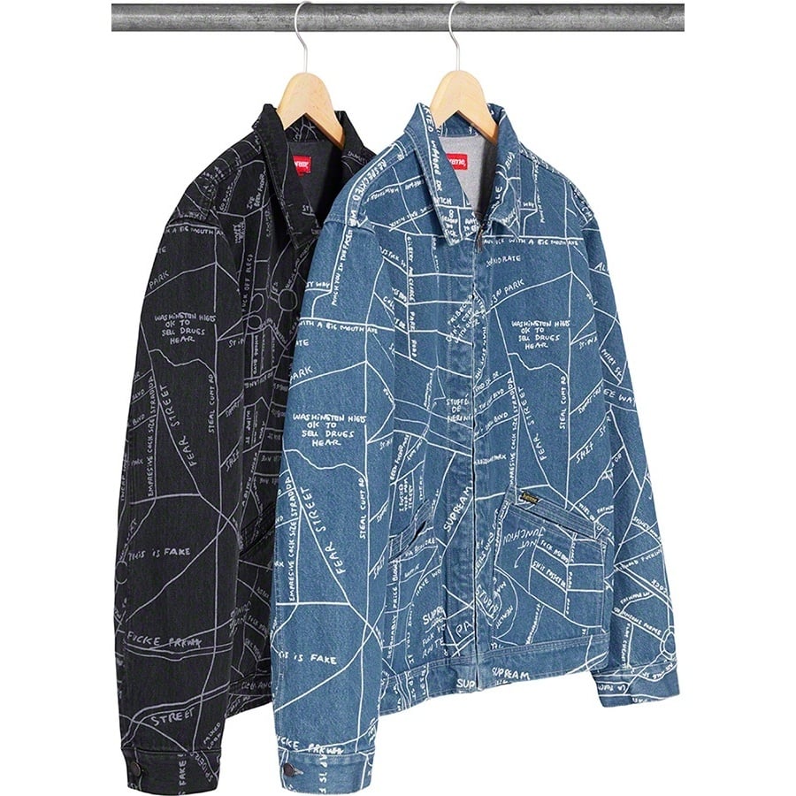 Gonz Map Work Jacket - spring/summer 2019 - Supreme Gonz Map Work Jacket - spring/summer 2019 - Supreme