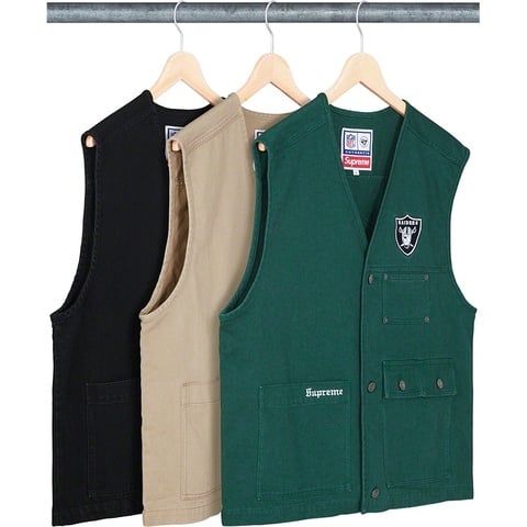 Supreme Supreme®/NFL/Raiders/'47 Denim Vest - $158.00