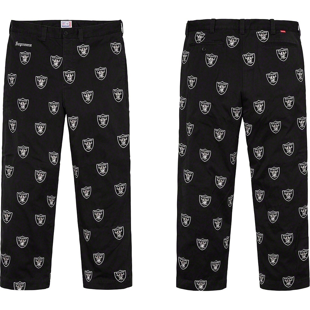 Supreme®/NFL/Raiders/'47 Embroidered Chino Pant - Supreme