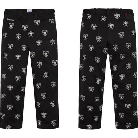 Supreme®/NFL/Raiders/'47 Embroidered Chino Pant - Supreme