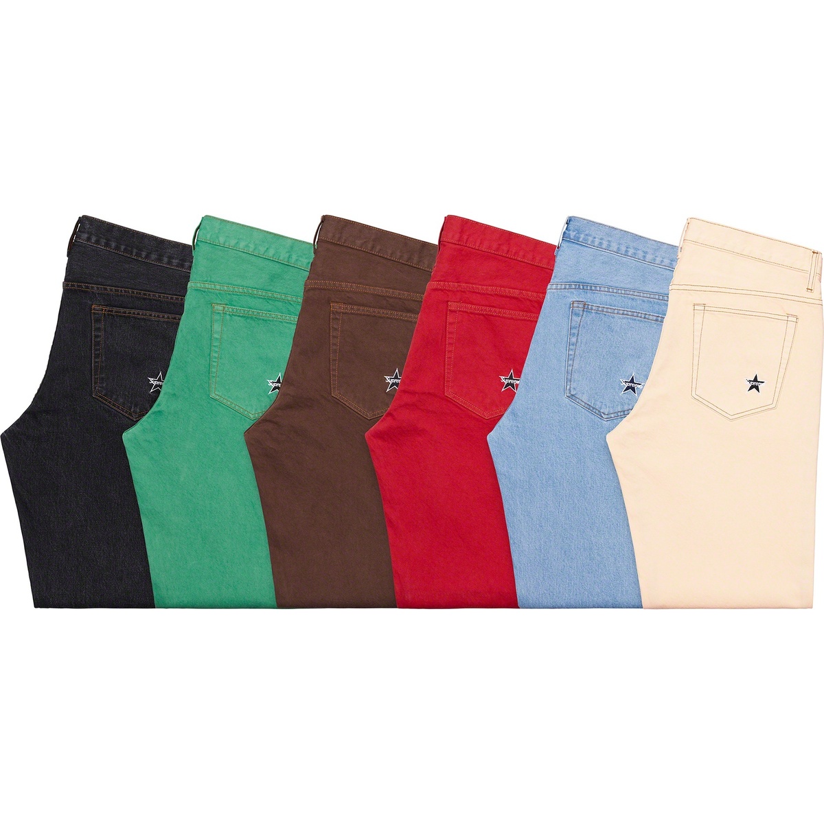 Supreme Washed Regular Jean (spring/summer 2019) - $148.00