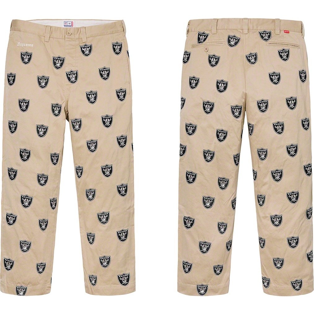 Supreme Supreme NFL Raiders '47 Embroidered Chino Pant (SS19) - $248