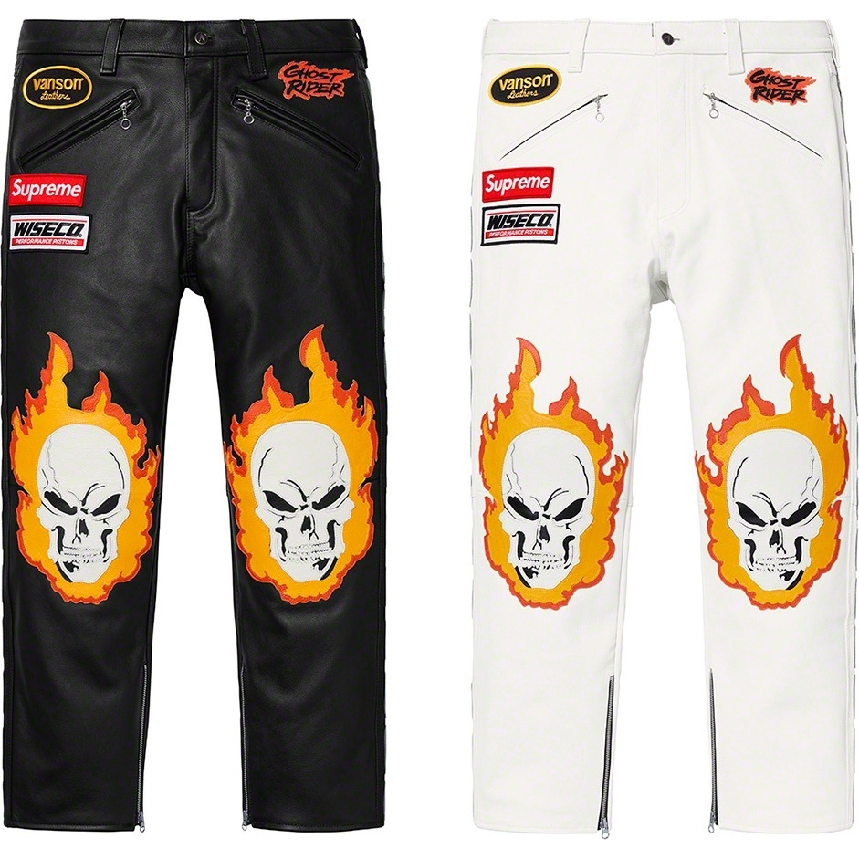 Supreme Supreme®/Vanson Leathers® Ghost Rider© Pant (spring/summer 2019) - $1098.00