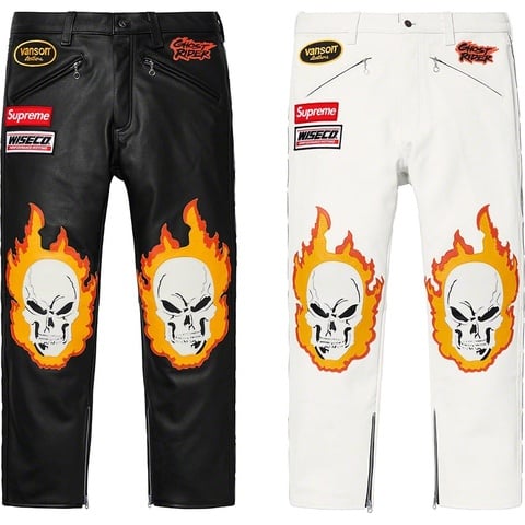 Supreme Supreme®/Vanson Leathers® Ghost Rider© Pant - $1098.00
