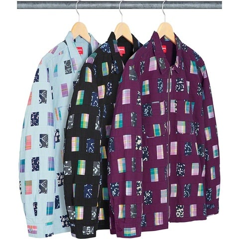 Patchwork Zip Up Shirt - spring/summer 2019 - Supreme