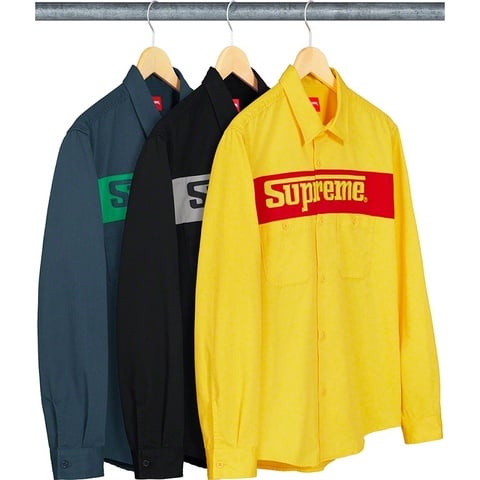 Supreme Racing Logo Work Shirt