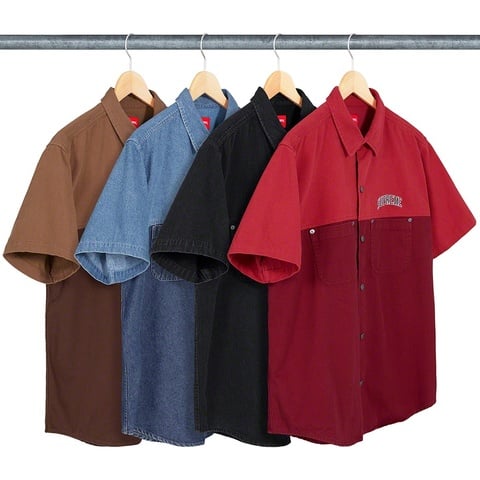 Supreme 2-Tone Denim S/S Shirt - $128.00