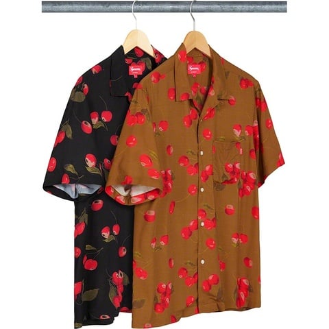 Cherry Rayon S/S Shirt - spring/summer 2019 - Supreme