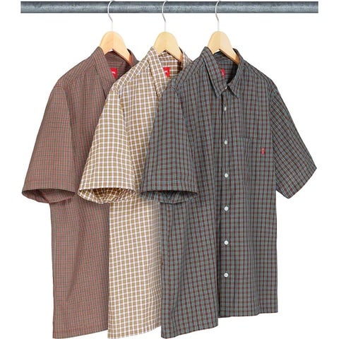 Supreme Plaid S/S Shirt - $128.00