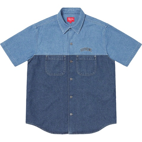 Supreme 2-Tone Denim S/S Shirt - Colorway