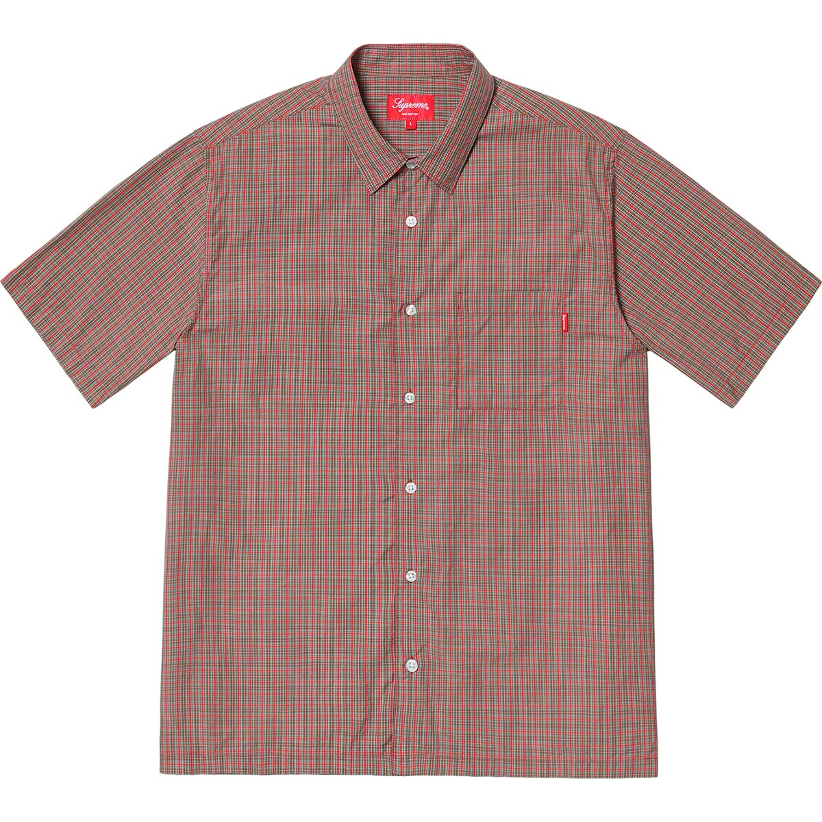 Supreme Plaid S S Shirt (SS19) - $128