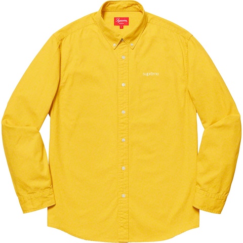 Supreme Washed Twill Shirt - Colorway