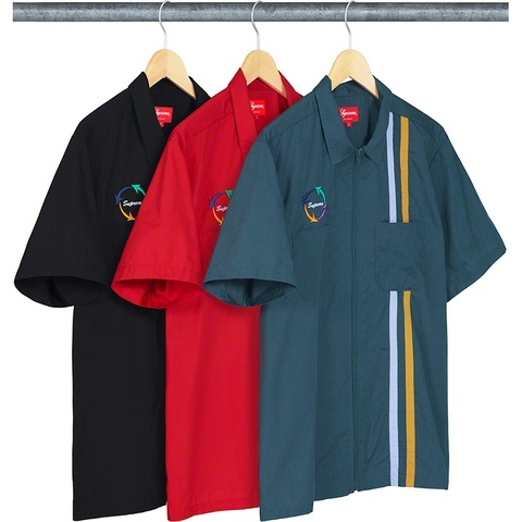 【完売品】supreme Zip Up S/S Work Shirt Zip Up S/S Work Shirt - spring/summer 2019 - Supreme