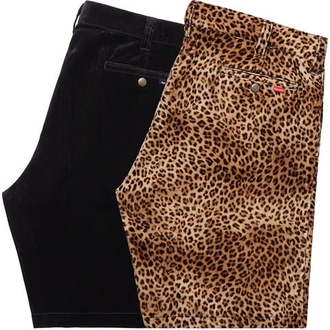Supreme Velvet Work Short - $148.00