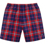 Supreme Plaid Velour Short (SS19)