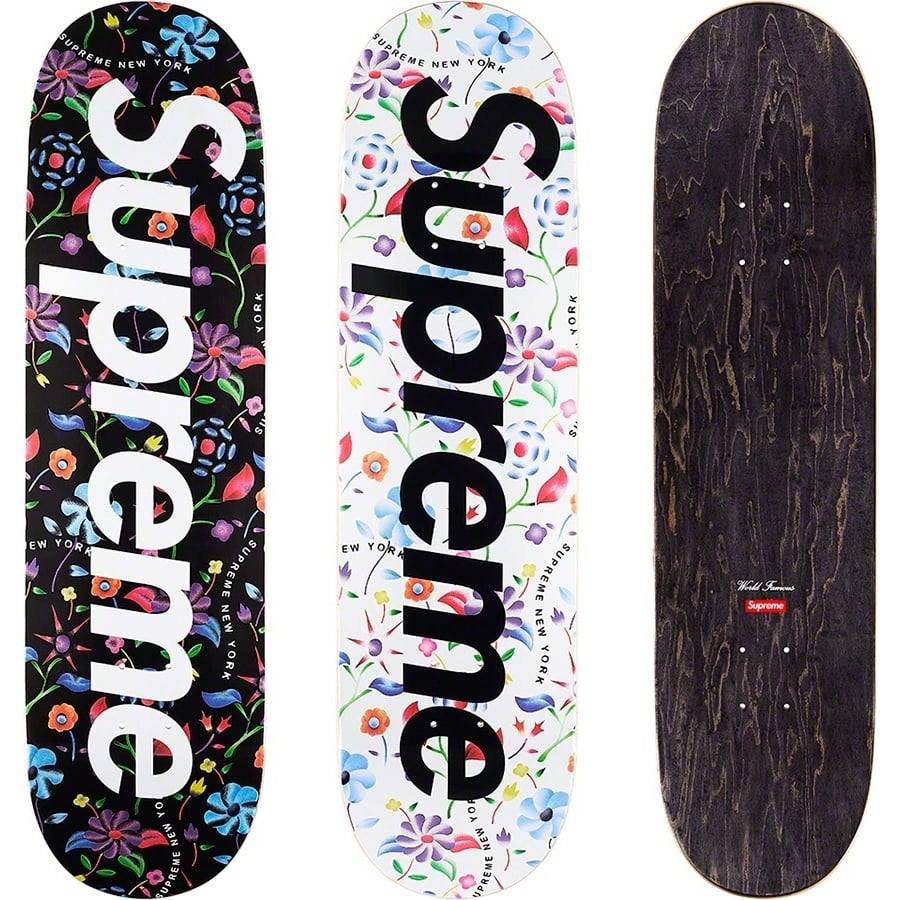 Supreme Airbrushed Floral Skateboard (spring/summer 2019) - $49.00