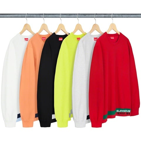 Supreme Rib Stripe Crewneck - $138.00