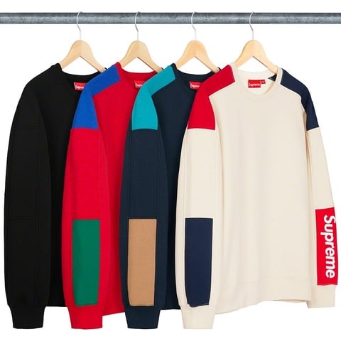 supreme 2019SS Rib Stripe Crewneck