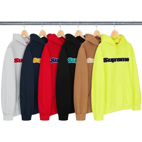 Supreme Chenille Hooded Sweatshirt - $158.00