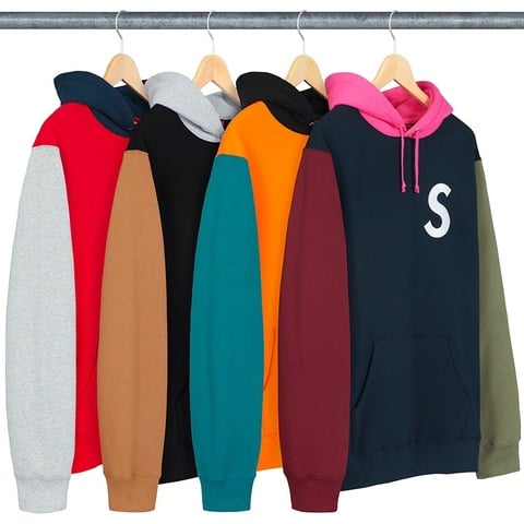 シュプリーム S Logo パーカー　M Colorblocked S Logo Colorblocked Hooded Sweatshirt - Supreme