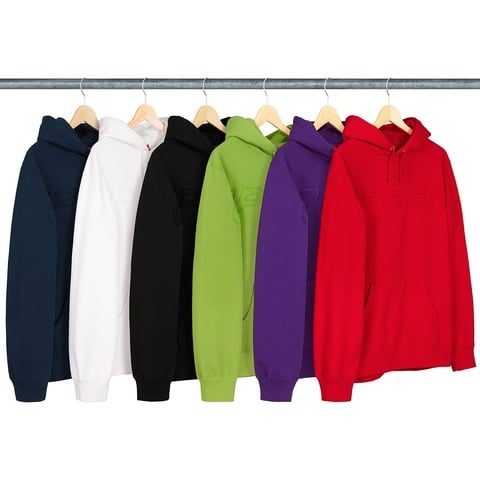 Supreme Set In Logo Hooded Sweatshirt - $158.00