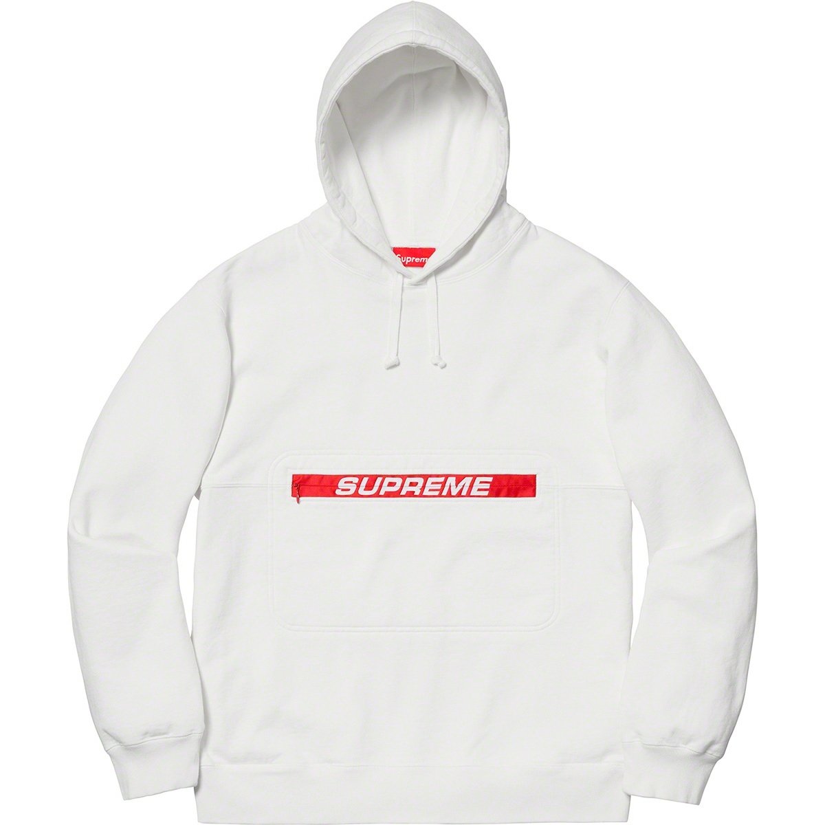 Supreme Zip Pouch Hooded Sweatshirt (SS19) - $148