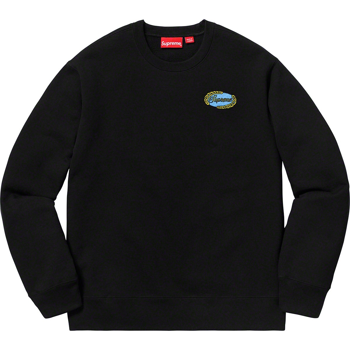 Supreme Chain Logo Crewneck (SS19) - $138