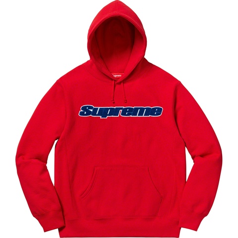 Chenille Hooded Sweatshirt - spring/summer 2019 - Supreme