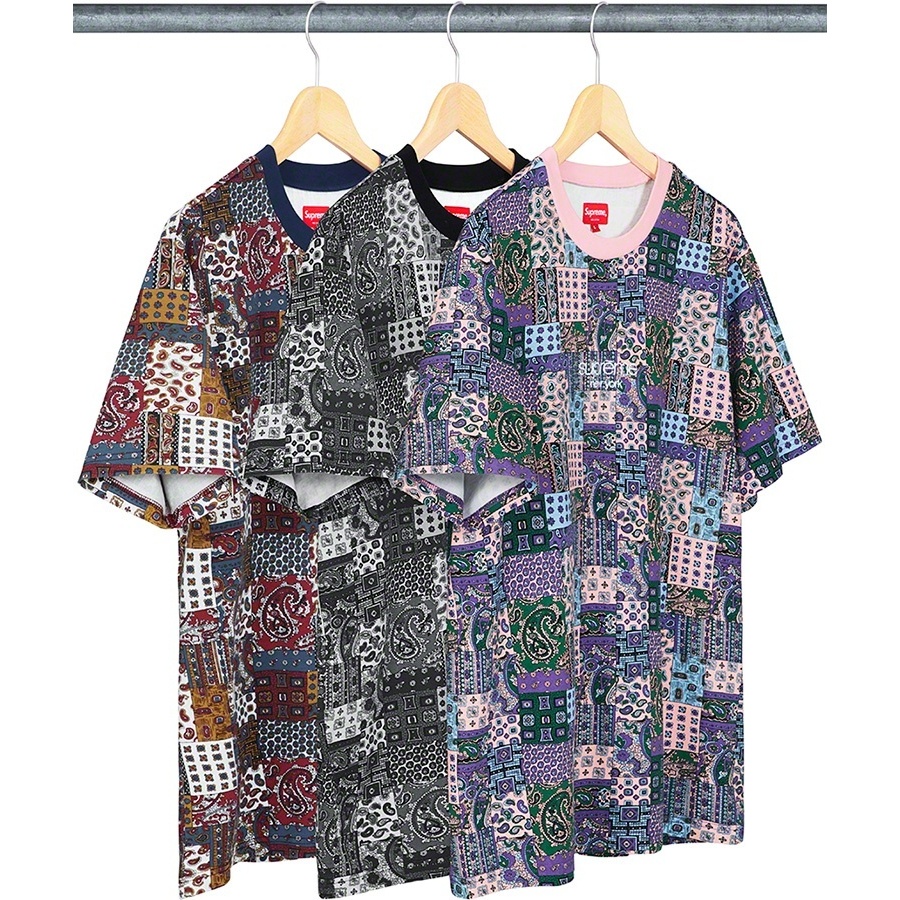 Supreme Patchwork Paisley S/S Top (spring/summer 2019) - $88.00