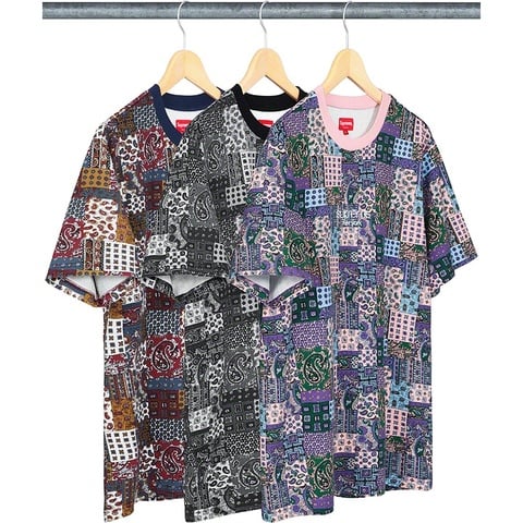 Supreme Patchwork Paisley S/S Top - $88.00