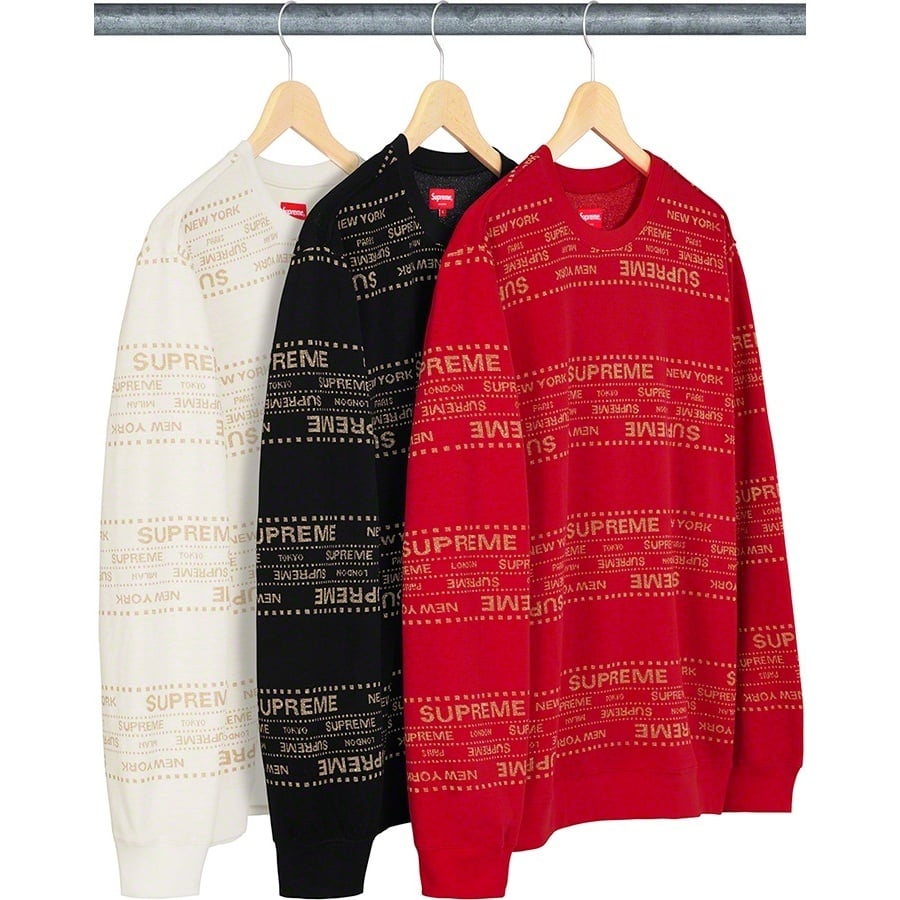 Metallic Jacquard Crewneck - spring/summer 2019 - Supreme