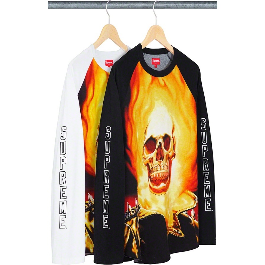 Supreme Ghost Rider© Raglan L/S Top (spring/summer 2019) - $110.00