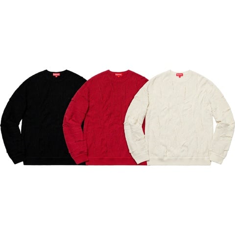 Supreme Textured Pattern Sweater - $158.00