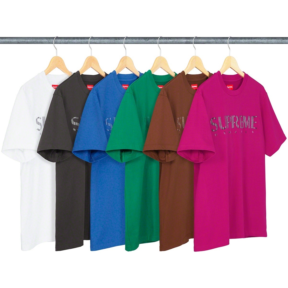 Supreme Gradient Logo Tee (spring/summer 2019) - $88.00