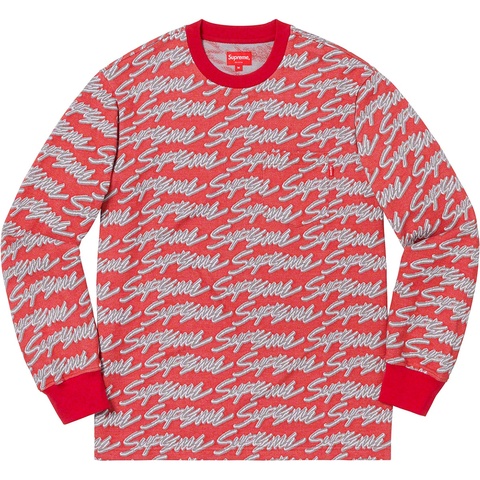 Supreme Signature Script Logo L/S Pocket Tee - Colorway